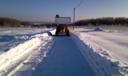 чистка дороги от снега
